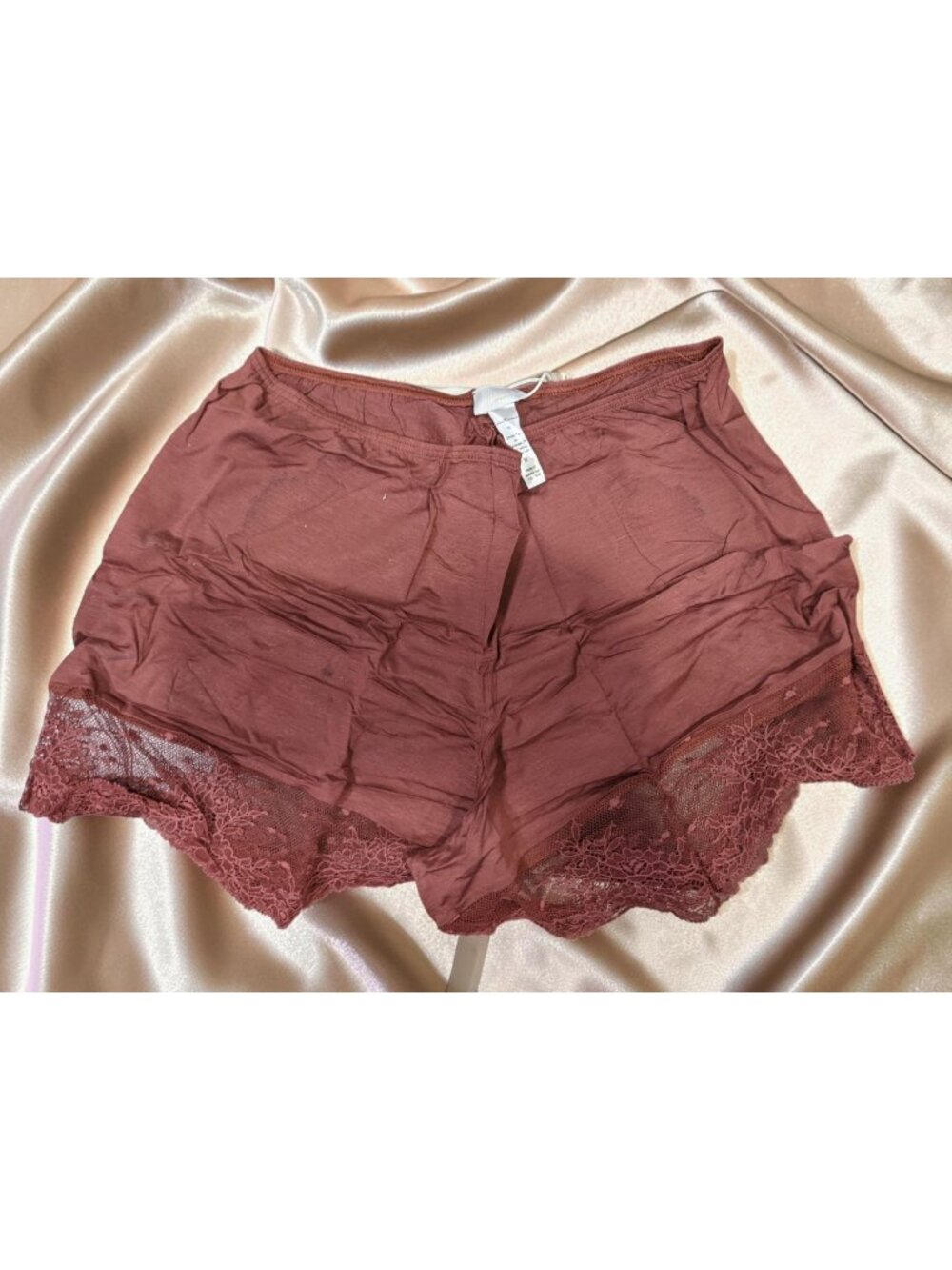 Zimmerli of Switzerland-  Burgundy Shorty Shorts Size Small-New With Stains! Siz